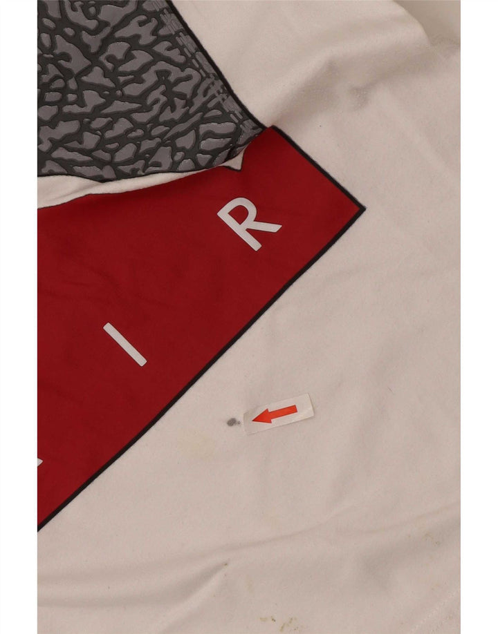 Jordan Boys Grafisk T-Shirt Top 8-9 år Lille hvid bomuld