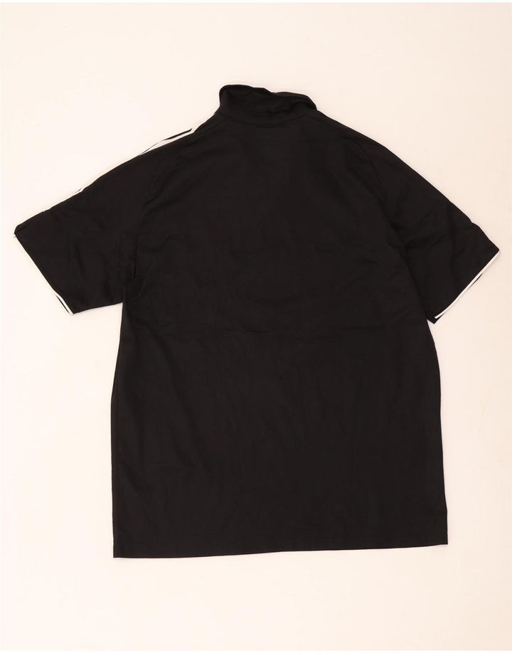 Adidas Herre Aeroready Graphic Regular Fit Polo Shirt Large Black Polyester