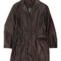 KIROS Womens Leather Coat IT 44 Medium Black Leather Vintage Kiros and Second-Hand Kiros from Messina Hembry 