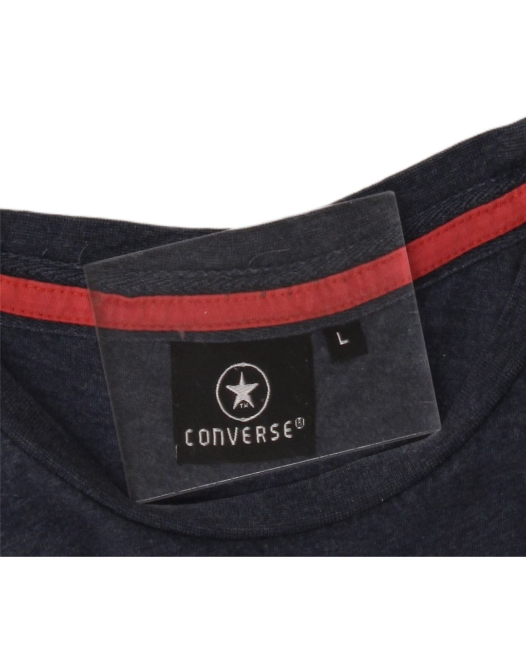 CONVERSE Mens Graphic T-Shirt Top Large Navy Blue Cotton Vintage Converse and Second-Hand Converse from Messina Hembry 