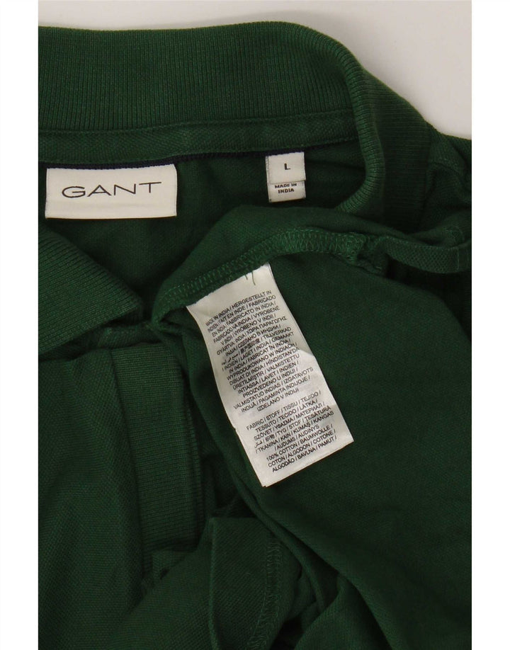 Gant Polo Shirt til mænd Stor grøn bomuld