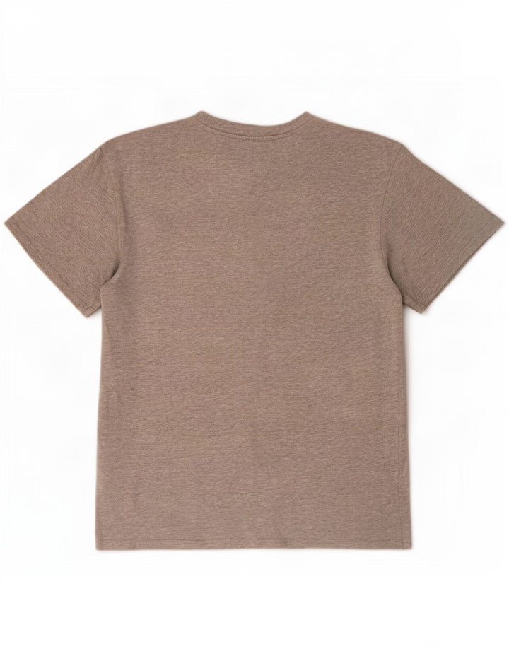Karl Kani Herre grafisk T-shirt Top Medium Grey Flecked Bomuld