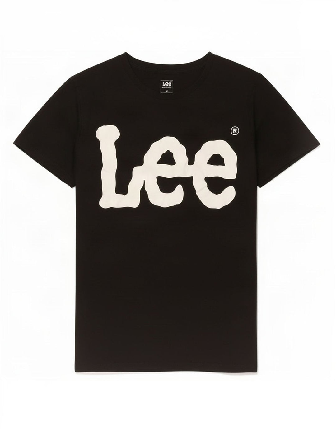 Lee Herre grafisk T-shirt top lille sort bomuld