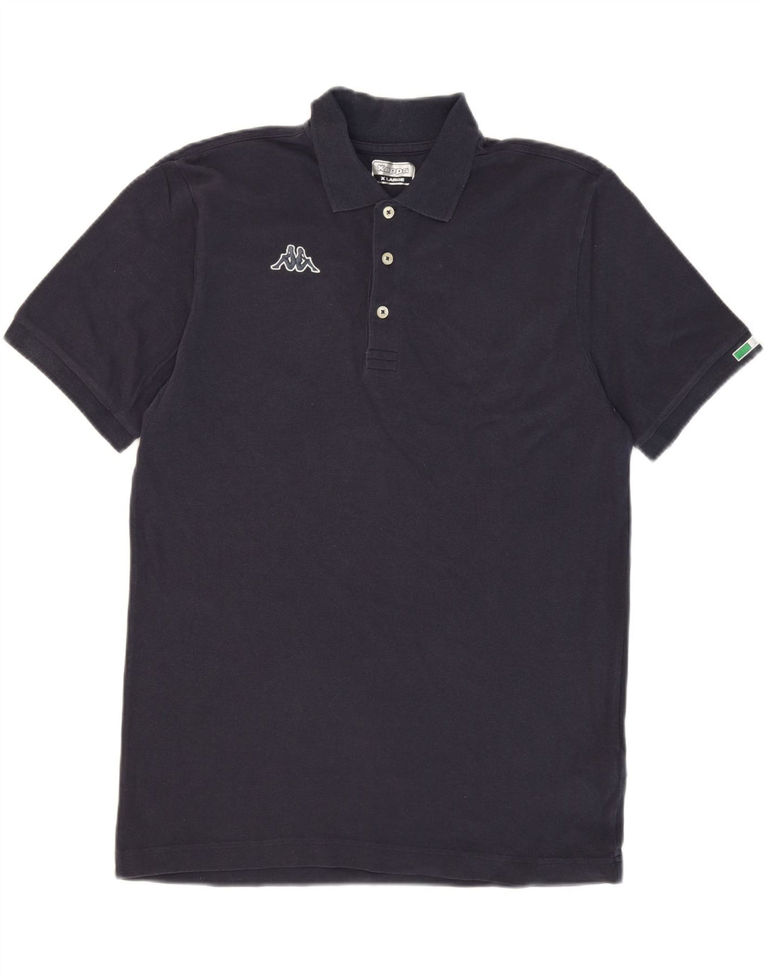 KAPPA Mens Polo Shirt XL Navy Blue Cotton Vintage Kappa and Second-Hand Kappa from Messina Hembry 