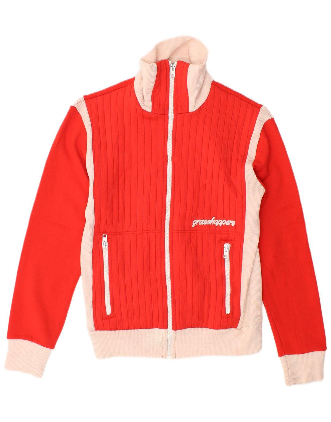 græshopper Dame træningsdragt Topjakke IT 38 XS Rød Colourblock