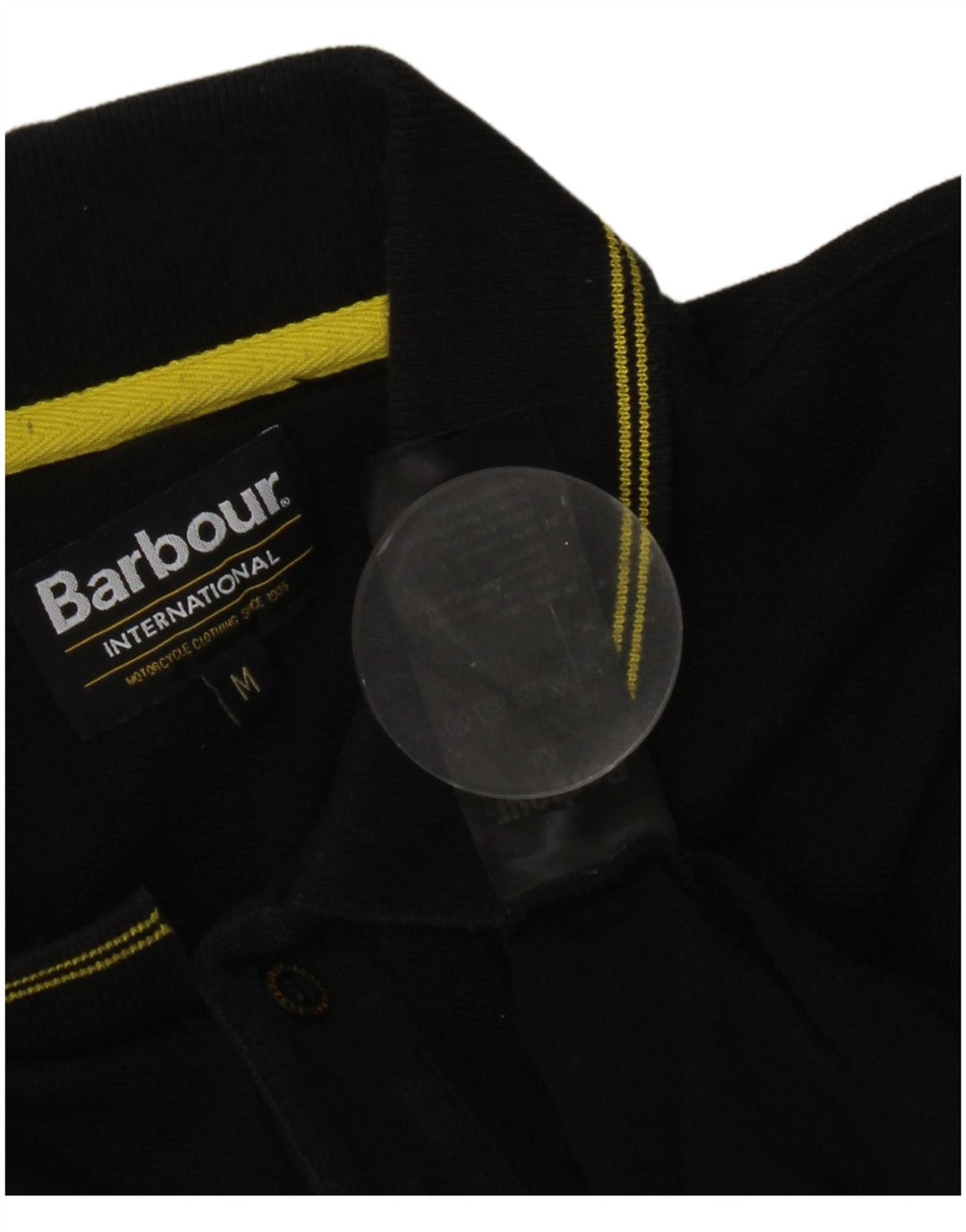 Barbour herre poloshirt mellem sort stribet bomuld