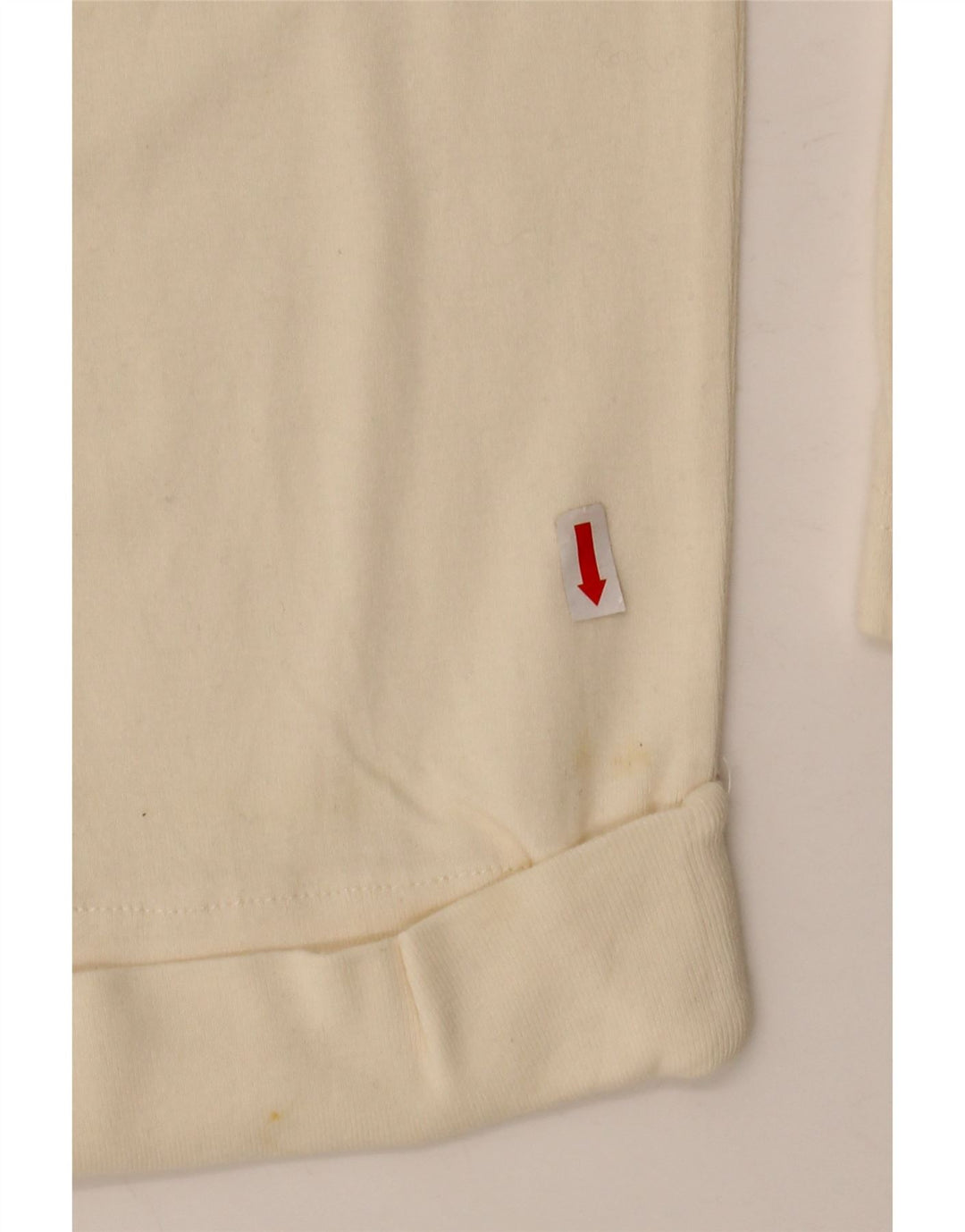 ORVIS Dame Oversized Top 3/4 ærmer UK 14 Medium Beige Bomuld