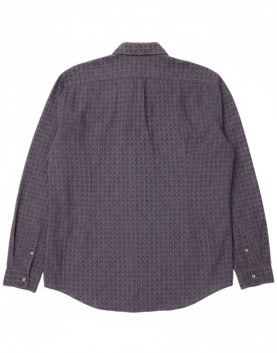 LIU JO Womens Shirt XL Navy Blue Check Cotton Classic