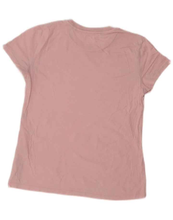 Levi's Dame T-Shirt Top UK 10 Lille Pink Bomuld