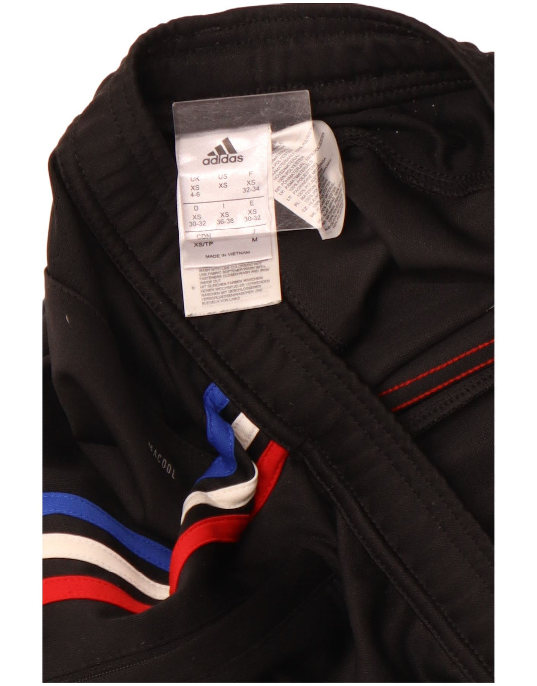 ADIDAS Climacool træningsdragtsbukser til kvinder UK 4/6 XS Sort Colourblock