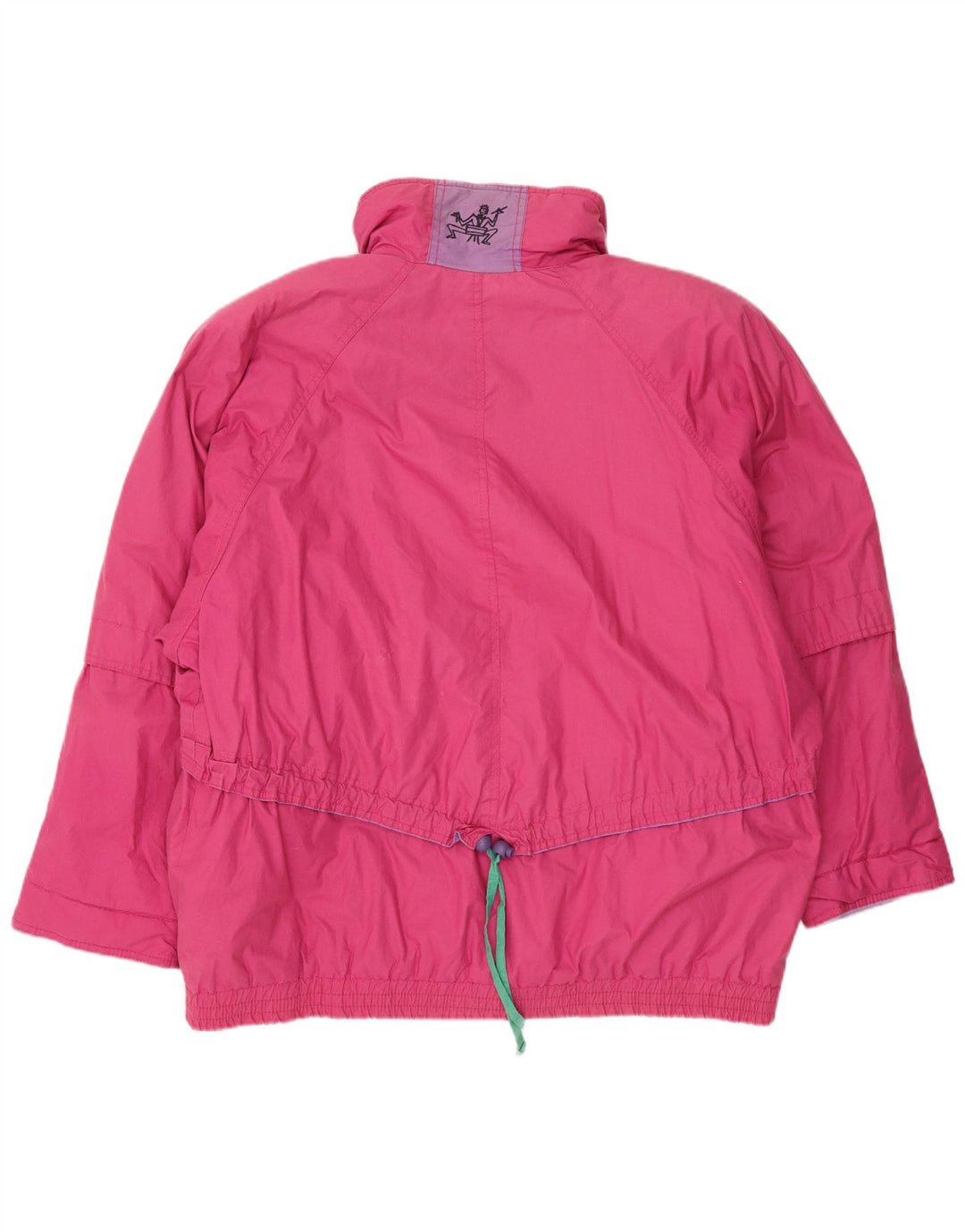 Betty Barclay Dame Oversized Skijakke UK 16 Stor Pink Bomuld