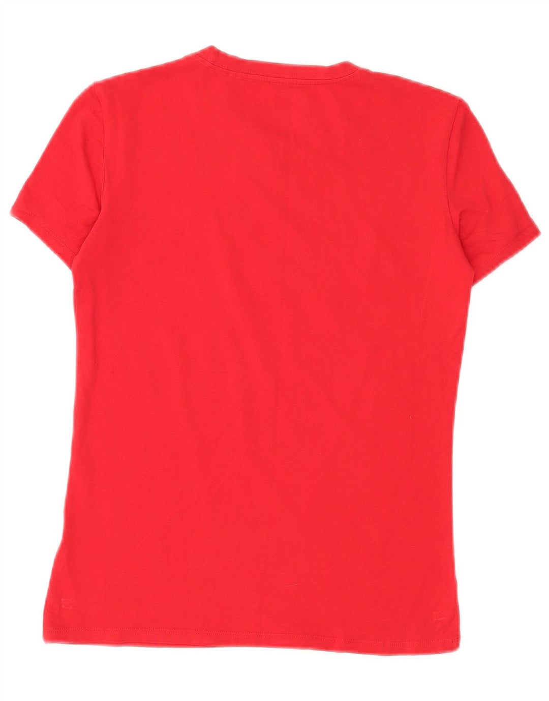 Guess Graphic T-Shirt Top UK 10 Small Red