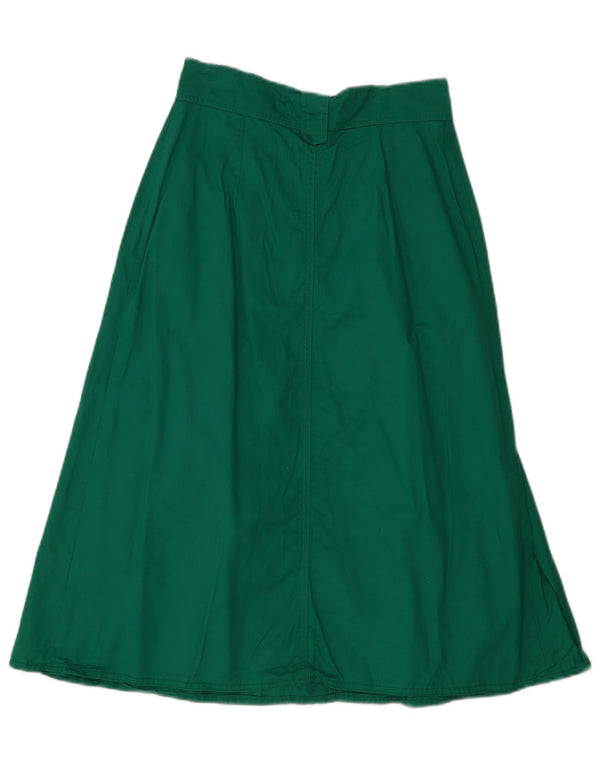 Prisma Dame Højtalje A-Line Nederdel UK 12 Medium W26 Grøn