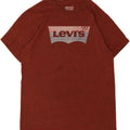 LEVI'S Mens Graphic T-Shirt Top Medium Brown Cotton Vintage Levi's and Second-Hand Levi's from Messina Hembry 