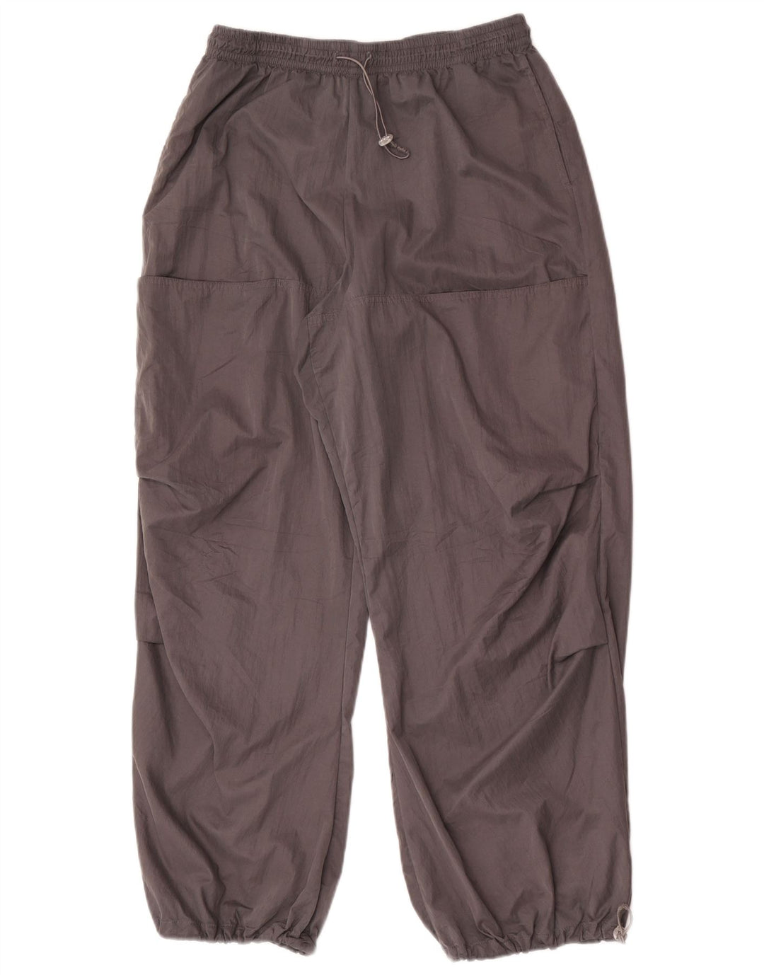 Zara Dame Cargo Træningsdragt Bukser Joggers UK 14 Large Grå Polyester