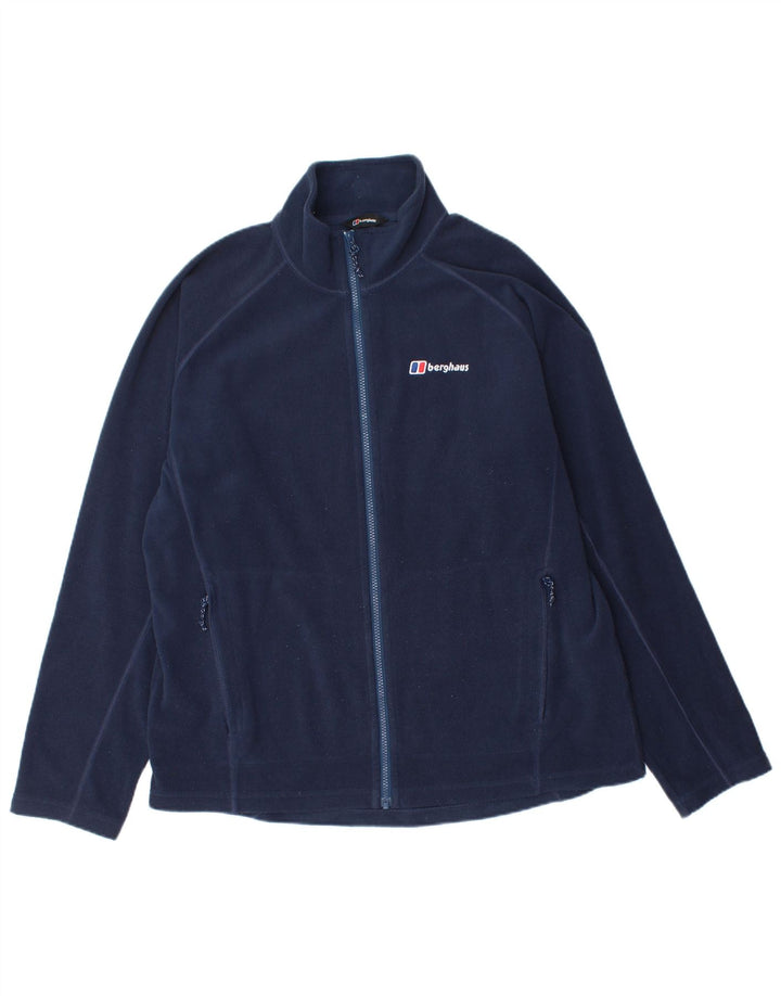 Berghaus Fleecejakke til mænd UK 40 Large Navy Blue Polyester