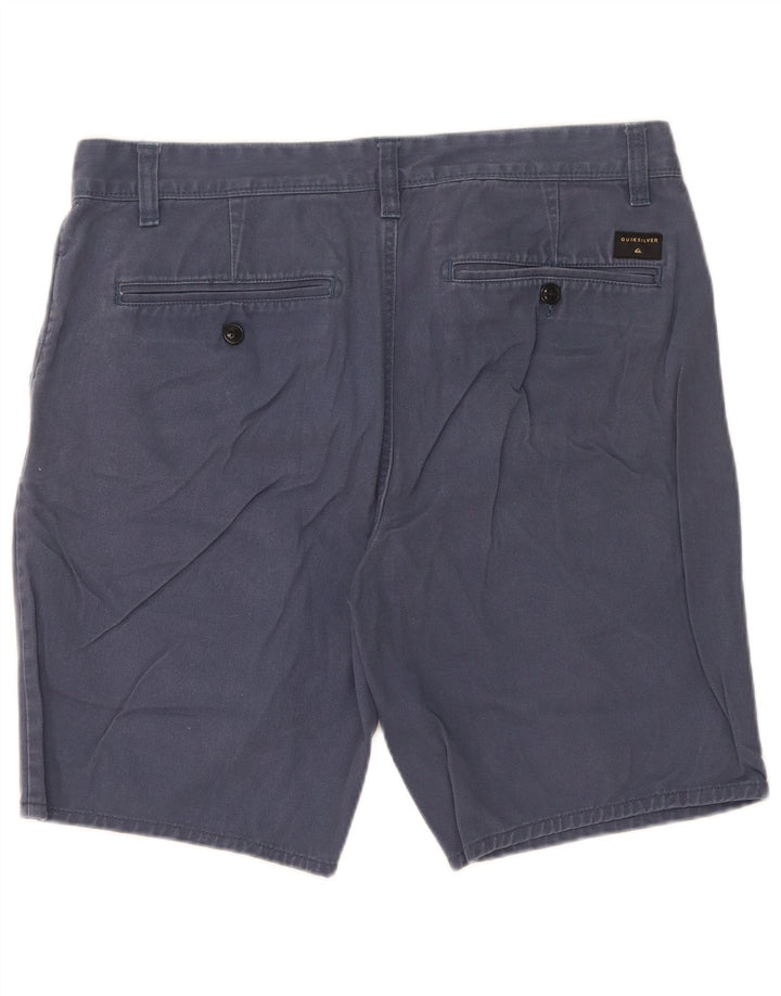 Quiksilver Chino Shorts til mænd W34 Large Blue Cotton