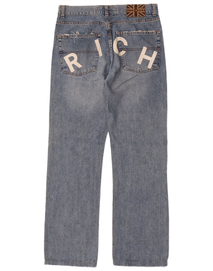 Richmond Straight Jeans til mænd W32 L32 blå bomuld