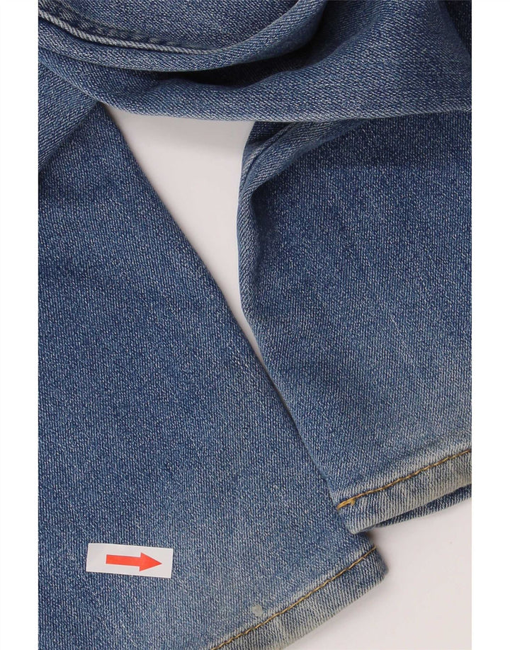Wrangler Herre Skanders Slim Jeans W32 L34 Blå Bomuld