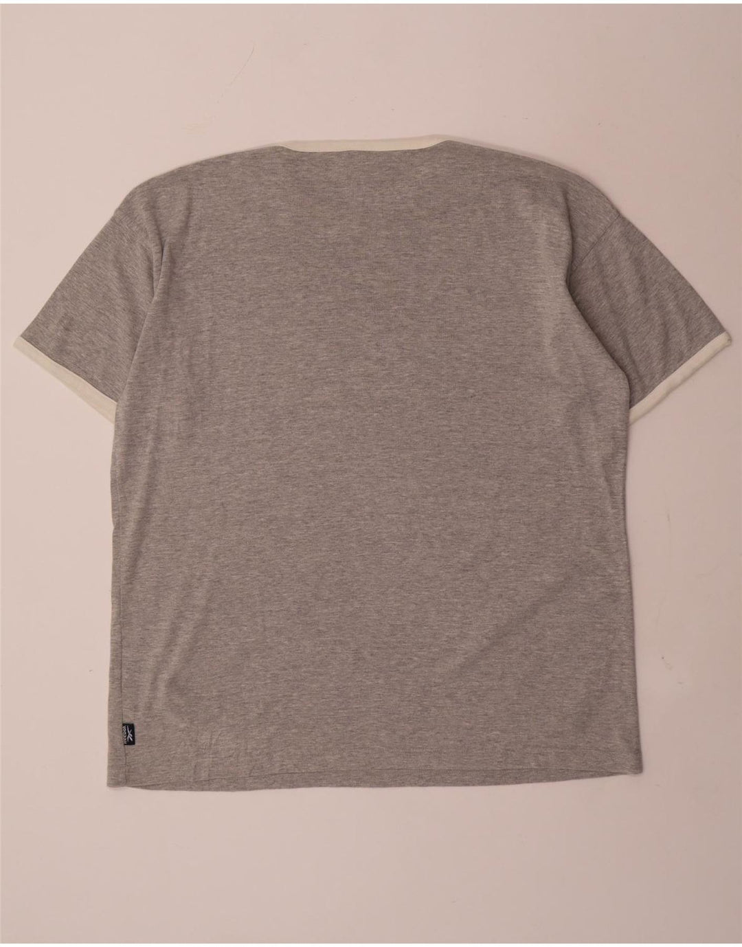 Reebok Herre T-Shirt Top XL Grå Bomuld