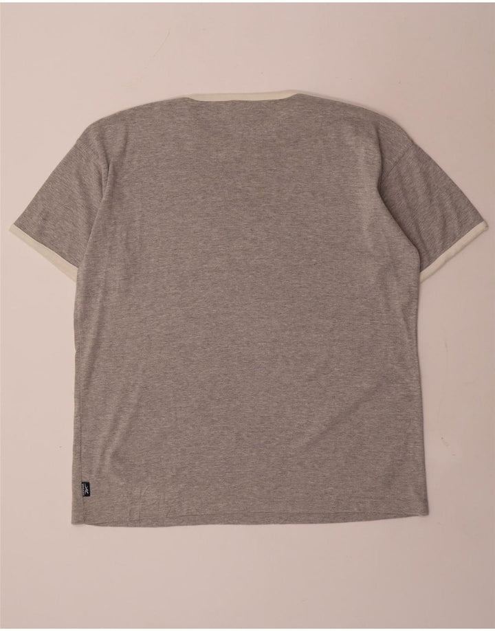 Reebok Herre T-Shirt Top XL Grå Bomuld