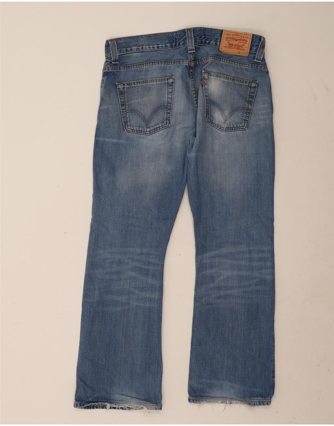 Levi's Herre 512 Bootcut Jeans W34 L32 Blå Bomuld