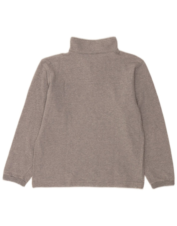 Champion drenge sweatshirt med lynlås 11-12 år grå flækket bomuld
