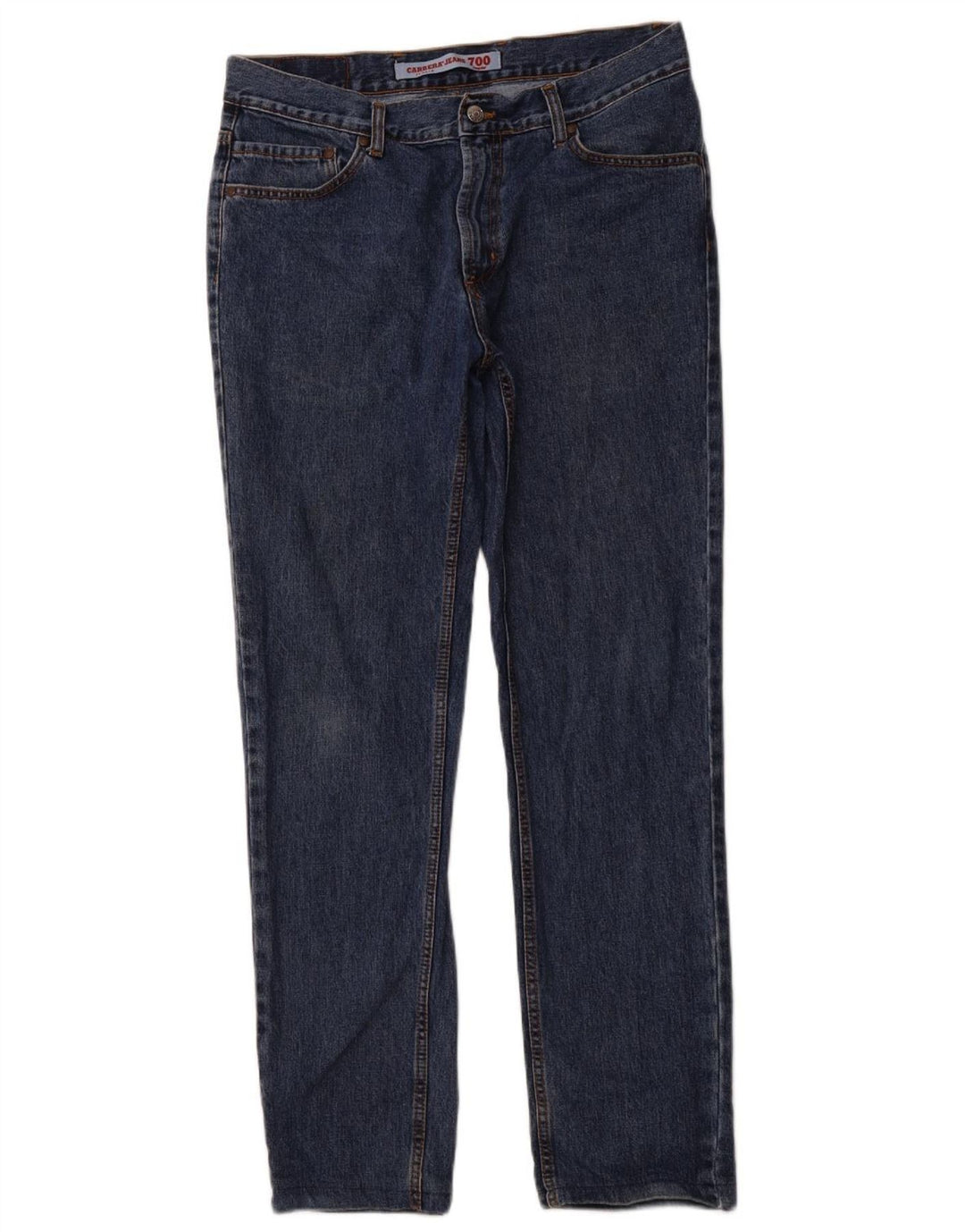 CARRERA Herre 700 Straight Jeans IT 50 Large W34 L30 Marineblå Bomuld