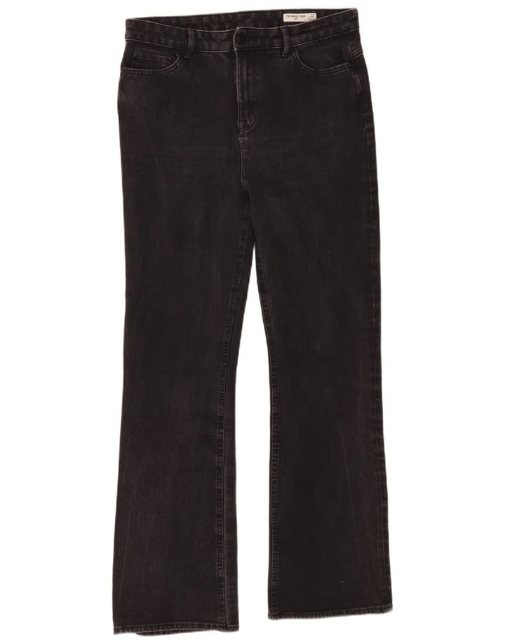 Marks & Spencer Dame Bootcut Jeans UK 14 Large W34 L31 Black Bomuld