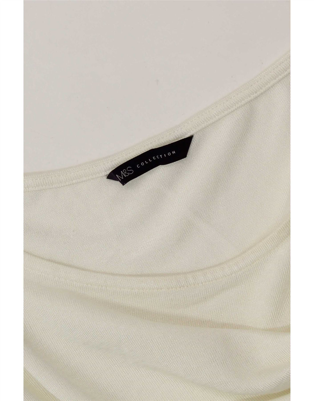 Marks & Spencer Dame Top 3/4 ærmer UK 18 XL Off White