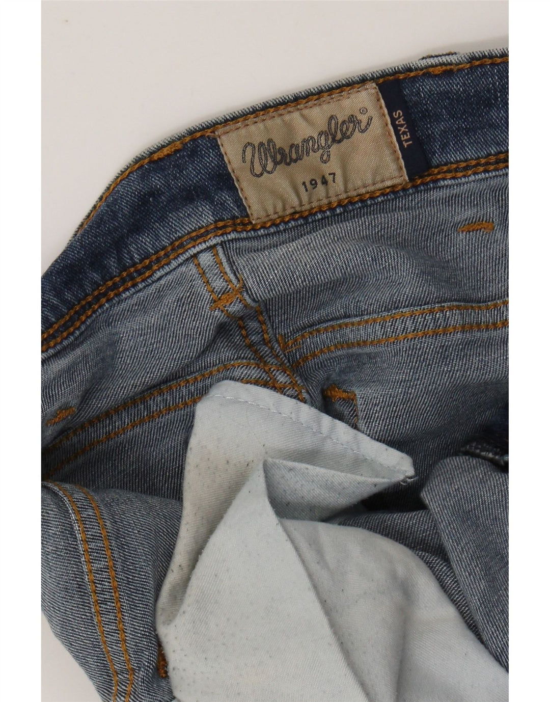 WRANGLER Herre Texas Straight Jeans W28 L30 Blå