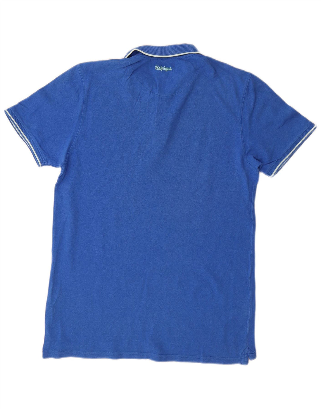REFRIGUE Poloshirt til mænd Medium Blå Bomuld
