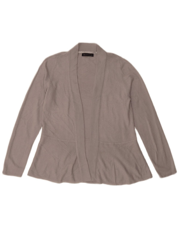 Marks & Spencer Womens Open Cardigan Sweater UK 10 Small Grå Akryl