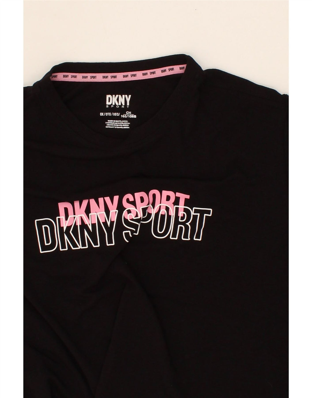 DKNY Mens Graphic T-Shirt Top Large Black Vintage Dkny and Second-Hand Dkny from Messina Hembry 