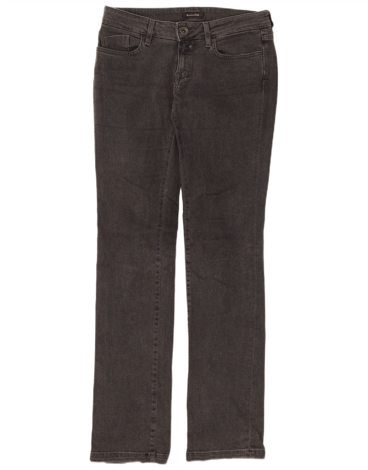Massimo Dutti Dame Slim Jeans W29 L33 Grå Bomuld