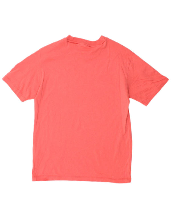 Adidas Dame T-Shirt Top UK 14 Medium Pink Bomuld