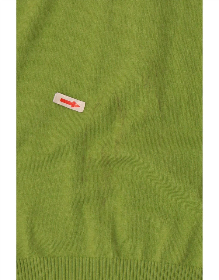 Boden Dame Cardigan Sweater UK 14 Medium Grøn Bomuld