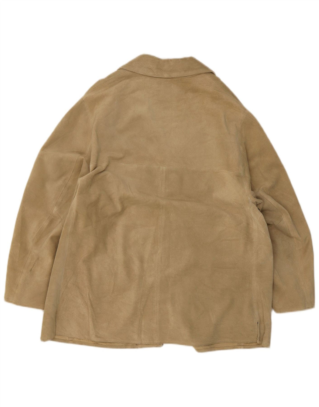 Massimo Rebecchi Dame 4-knaps ruskindsblazerjakke UK 14 Medium Beige