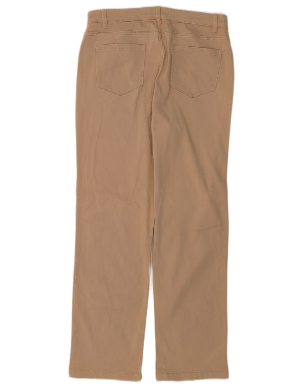 Marks & Spencer Lige fritidsbukser til kvinder UK 14 Large W34 L28 Beige