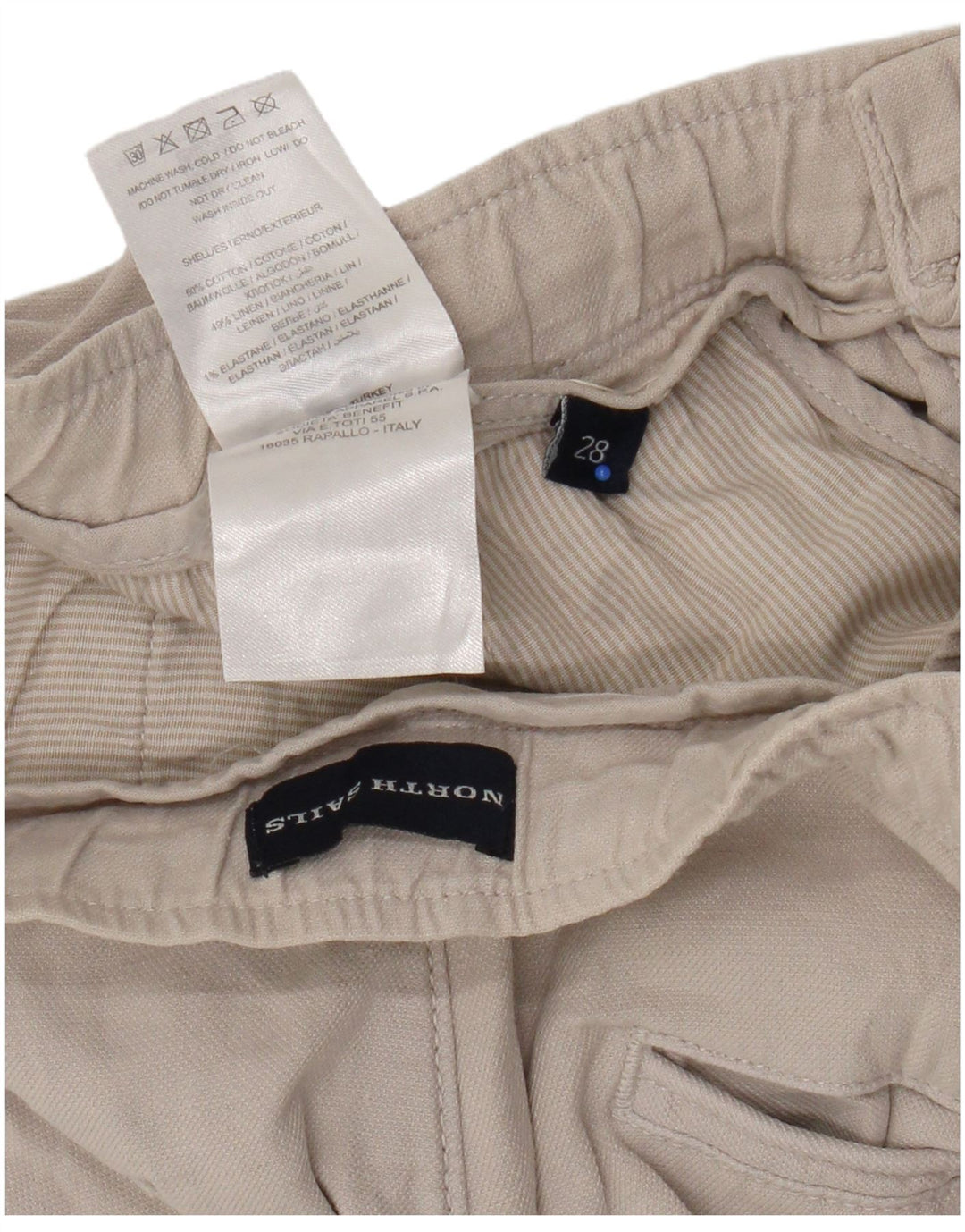 North Sails Herre Chino Shorts W28 Small Beige Bomuld