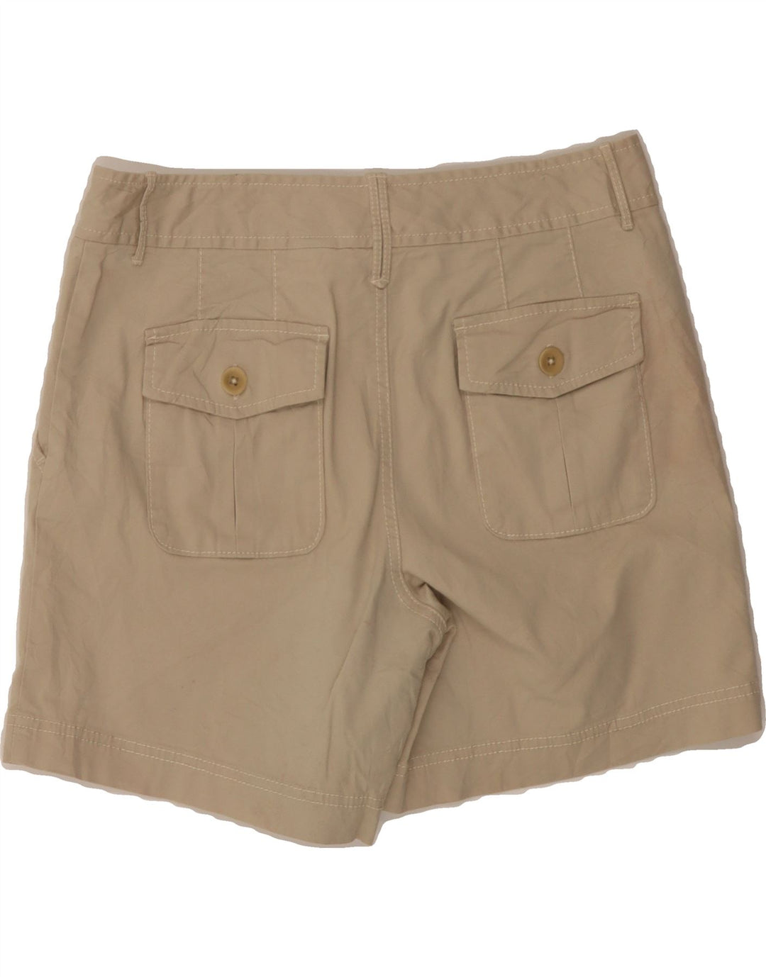 EDDIE BAUER Womens Mercer Fit Chino Shorts US 8 Medium W30 Grey Cotton Vintage Eddie Bauer and Second-Hand Eddie Bauer from Messina Hembry 