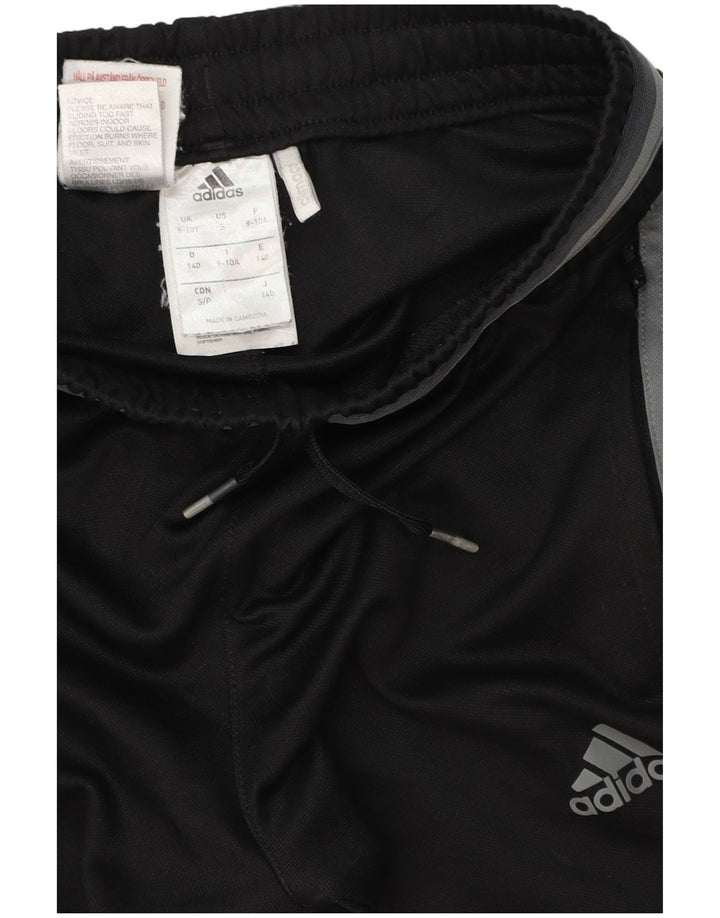 ADIDAS drenge Climacool træningsdragt bukser 9-10 år sort polyester