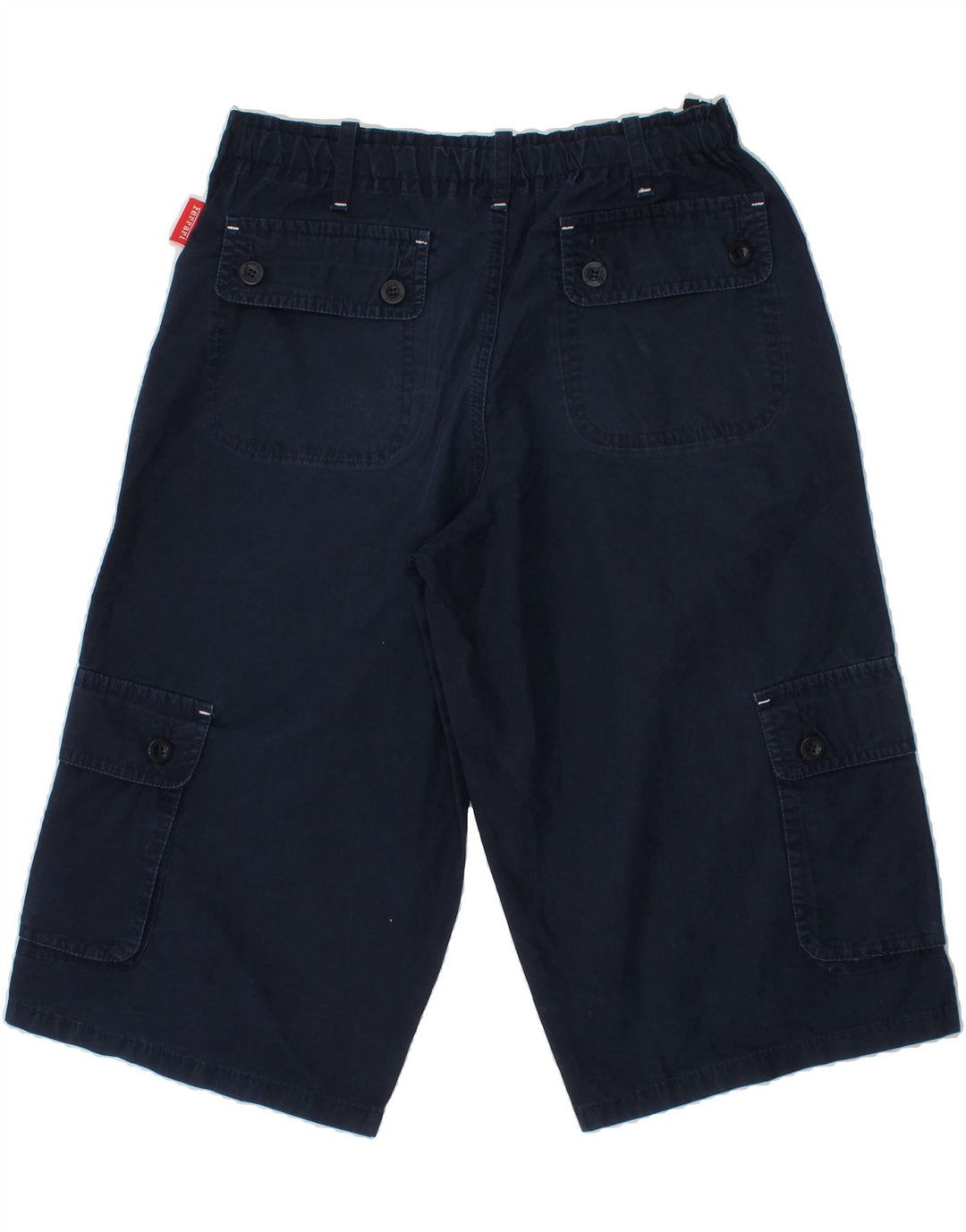 FERRARI Boys Cargo Shorts 9-10 Years W26 Navy Blue Cotton Vintage Ferrari and Second-Hand Ferrari from Messina Hembry 