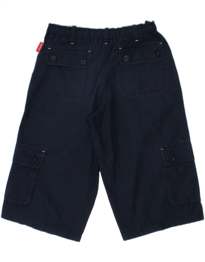 FERRARI Boys Cargo Shorts 9-10 Years W26 Navy Blue Cotton Vintage Ferrari and Second-Hand Ferrari from Messina Hembry 