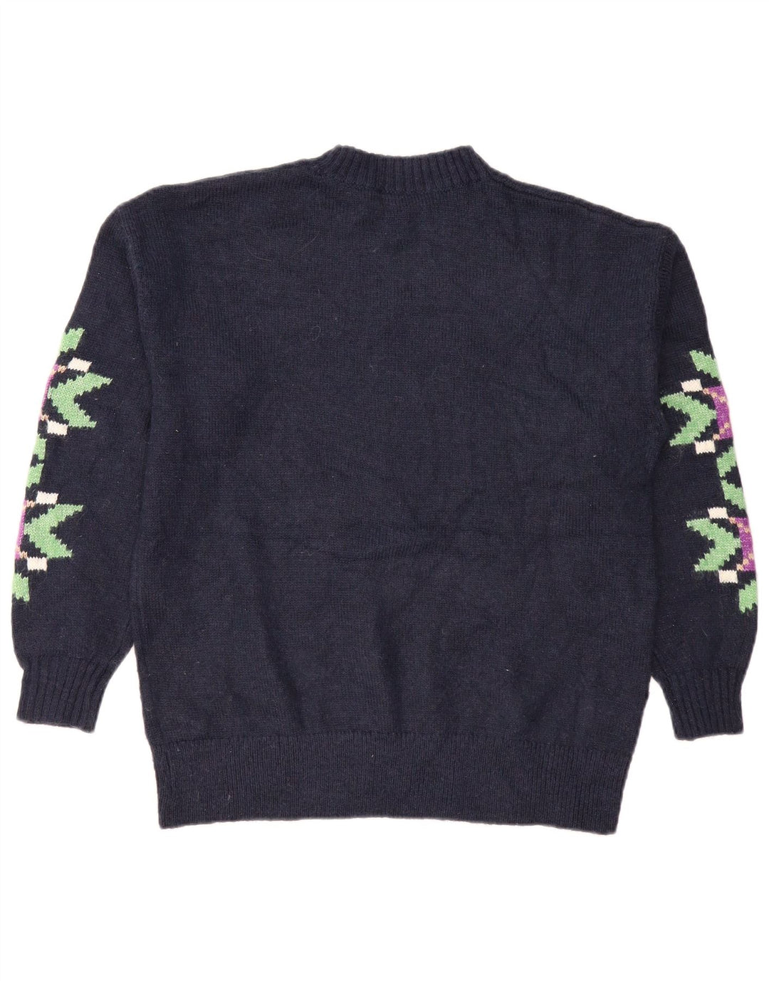 Marks & Spencer Dame sweater med rund hals DK 14 Medium Navy Blue