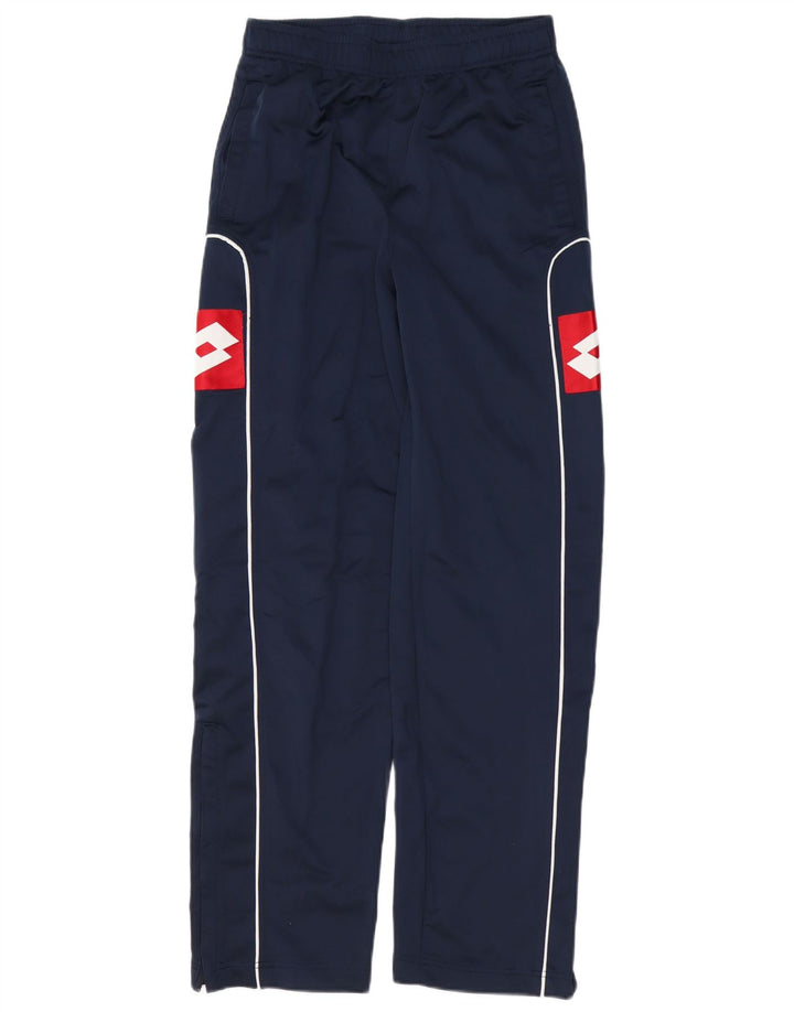 Lotto Herre grafisk træningsdragt Bukser Small Navy Blue Colourblock