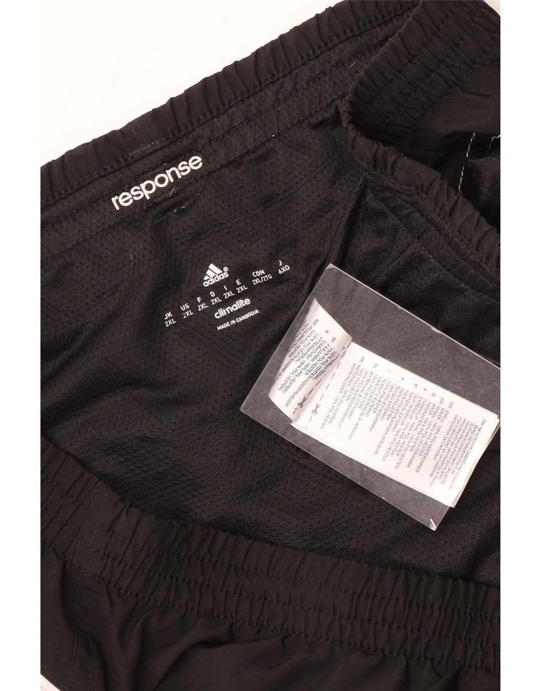 Adidas Herre Climalite Sport Shorts 2XL Sort Polyester