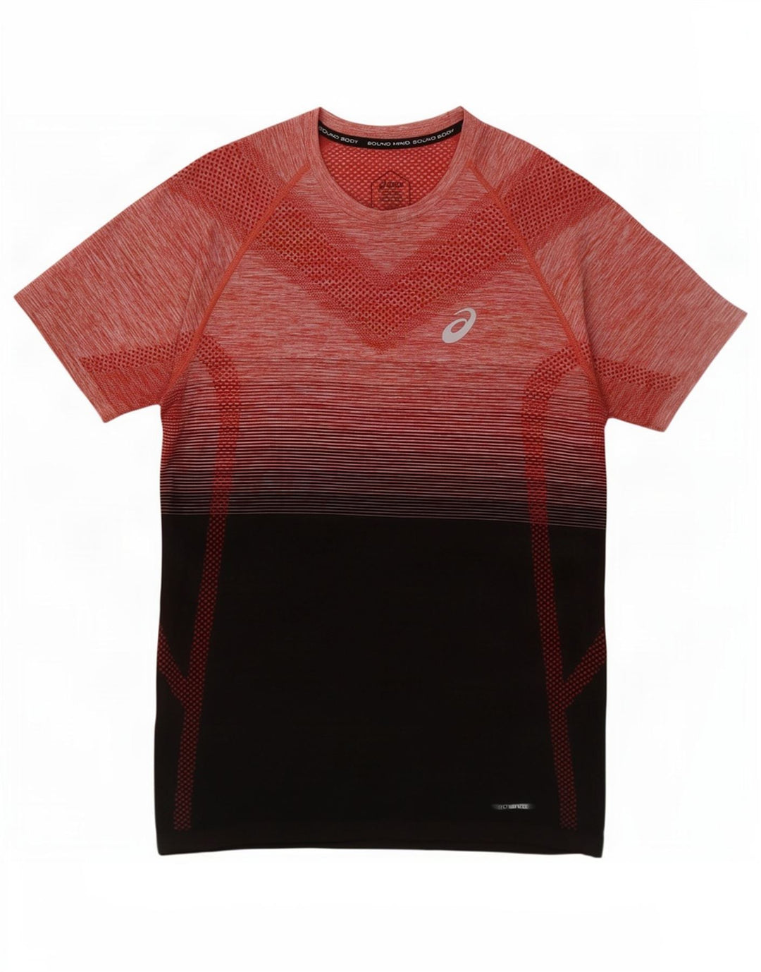 Asics Herre T-shirt Top Medium Rød Colourblock