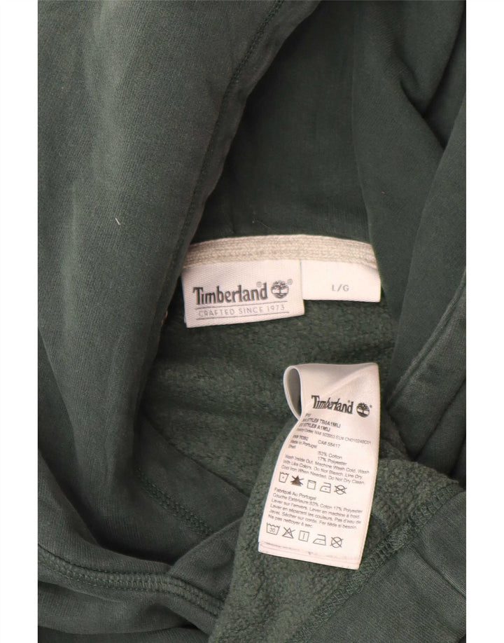Timberland Hættetrøje til mænd Stor grøn bomuld