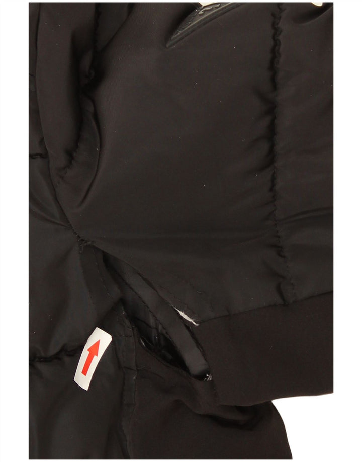 Guess Herre hættepolstret jakke UK 42 XL Sort Polyester